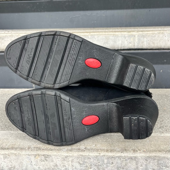 Anne Klein Sport Harvest black Faux suede and Fur Cold Weather Booties - Picture 9 of 16